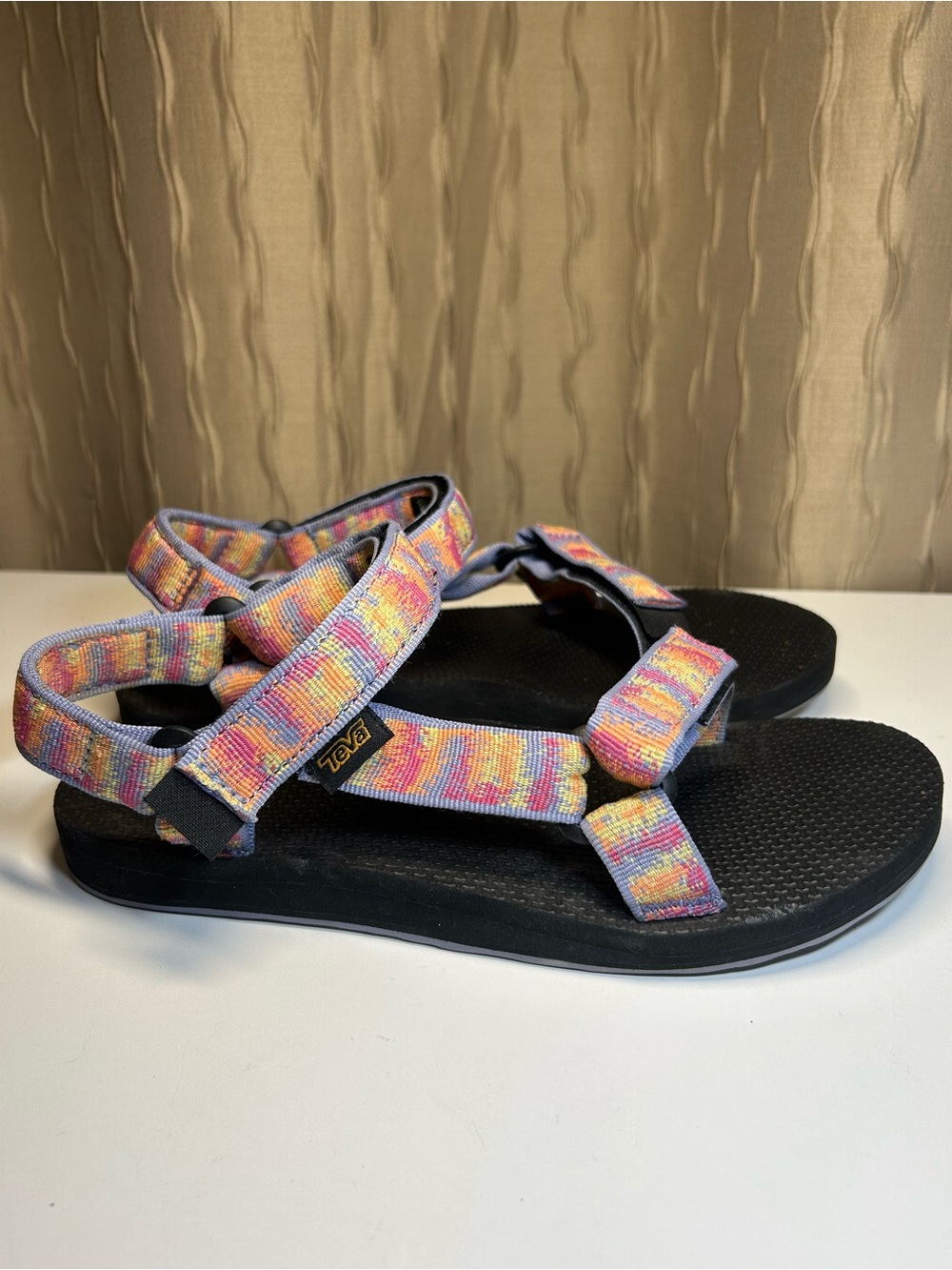 Teva Original Classic Universal Women's 7 Iridescence Tangerine Multi 1003987